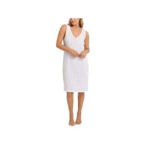 HANRO Simone 100% Cotton Tank Nightgown - White - XS